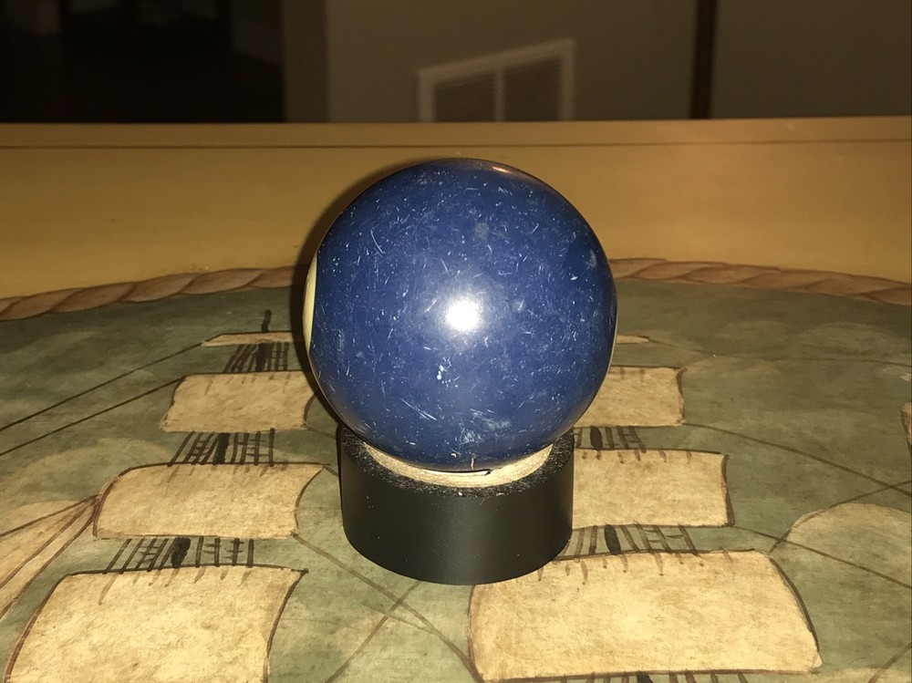 Vintage 2 1/4" Billiard #2 Two Solid Blue Standard Pool Ball