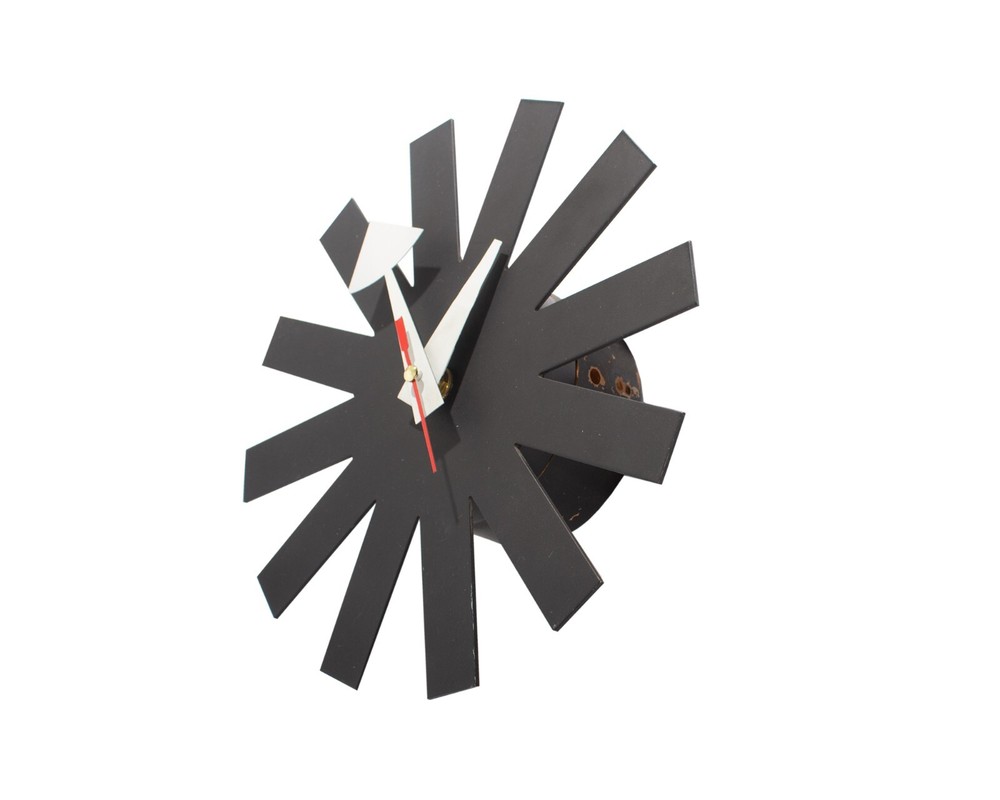 George Nelson Black Asterisk Wall Clock