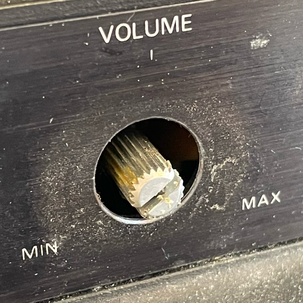 Replacement Plastic Silver Knobs for Lloyds Solid State Stereo Model 1M32W-07A