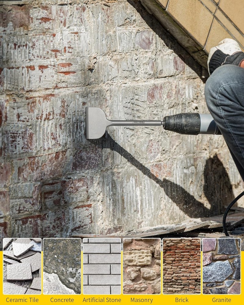 Durable 4-Piece SDS Chisel Set – Ideal for Demolition and Renovation Tasks