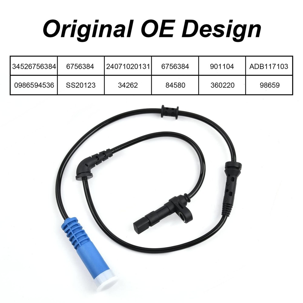 SPEEDWOW 2pcs ABS Wheel Speed Sensor Front Left Right 2002-2008, Compatible w...