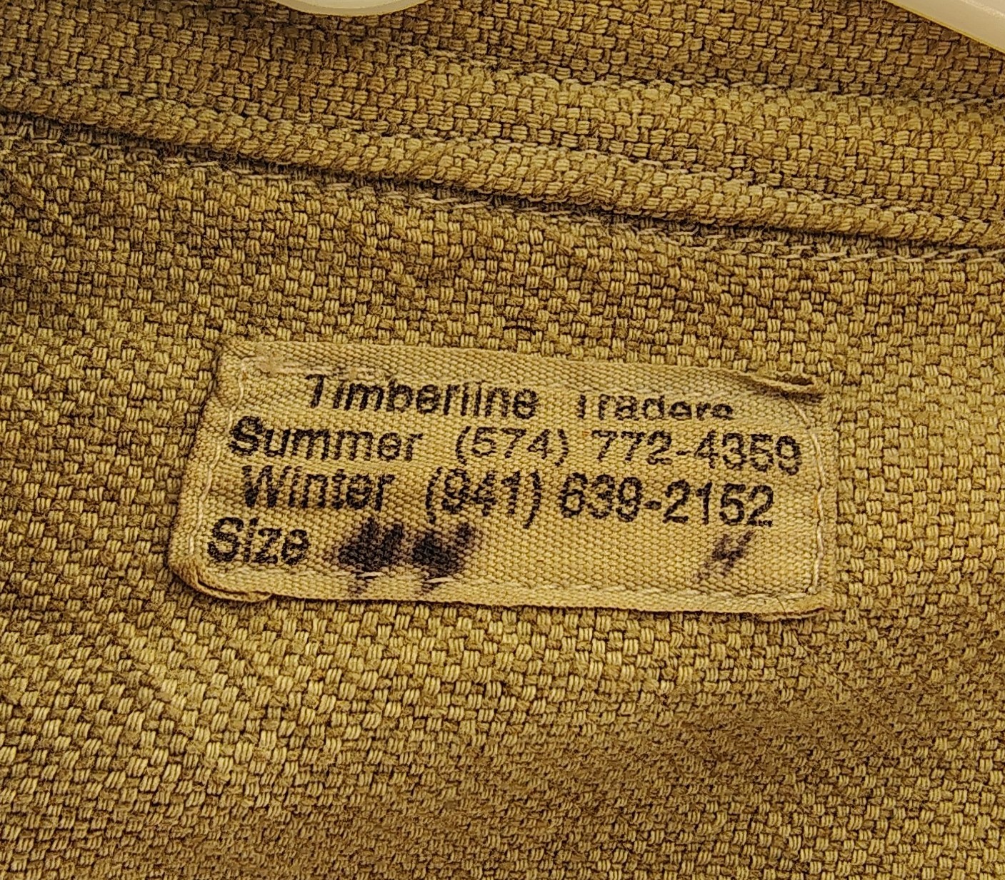 Timberline Traders Mountain Man Frock Size 44