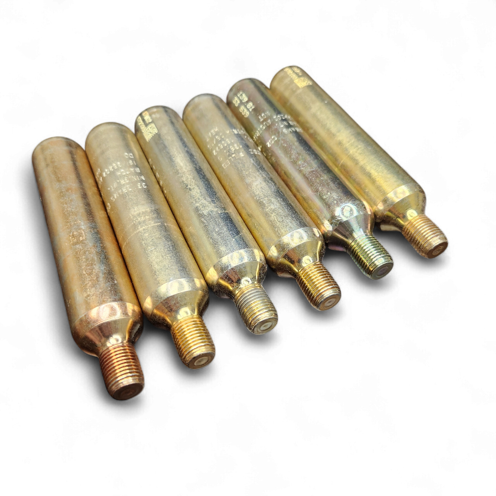 33 gram CO2 Rearming cartridge, .5 inch threaded - 4 pack