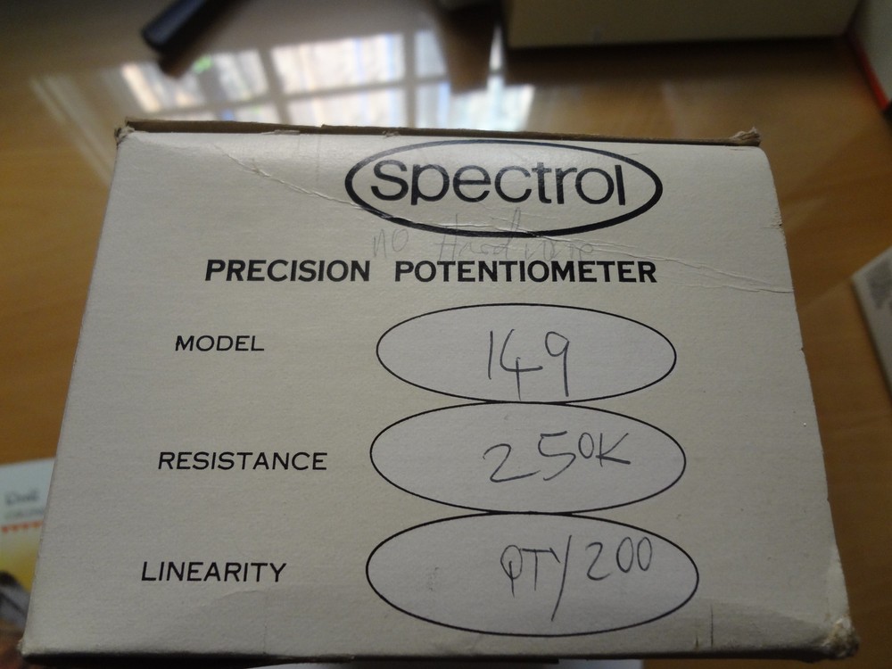 Spectrol precision potentiometer 250 K model 149