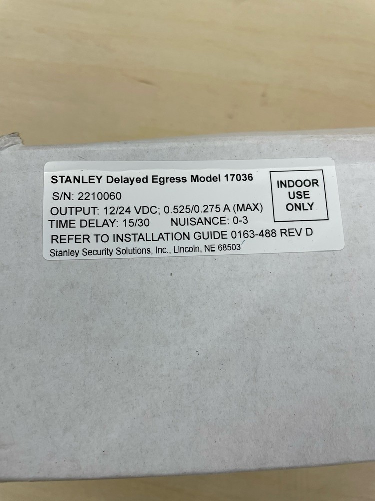 Used 17036 Delayed  Egress Magnet Lock