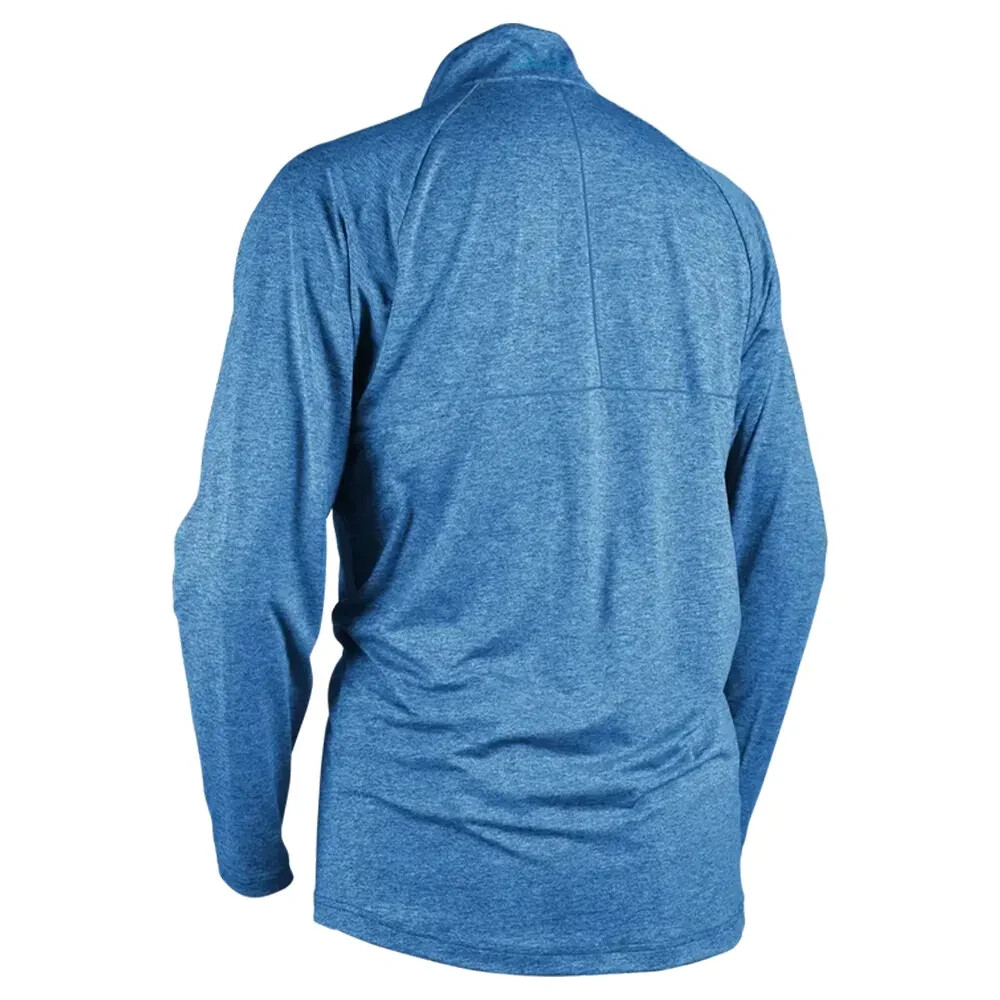 Sun Mountain Men's Second Layer LS Pullover - Navy Heather Size Small