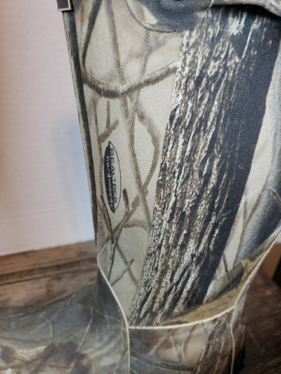 Redhead Bone Dry Realtree Hardwoods Rubber Boots 7 Thinsulate Steel Shank 1000g