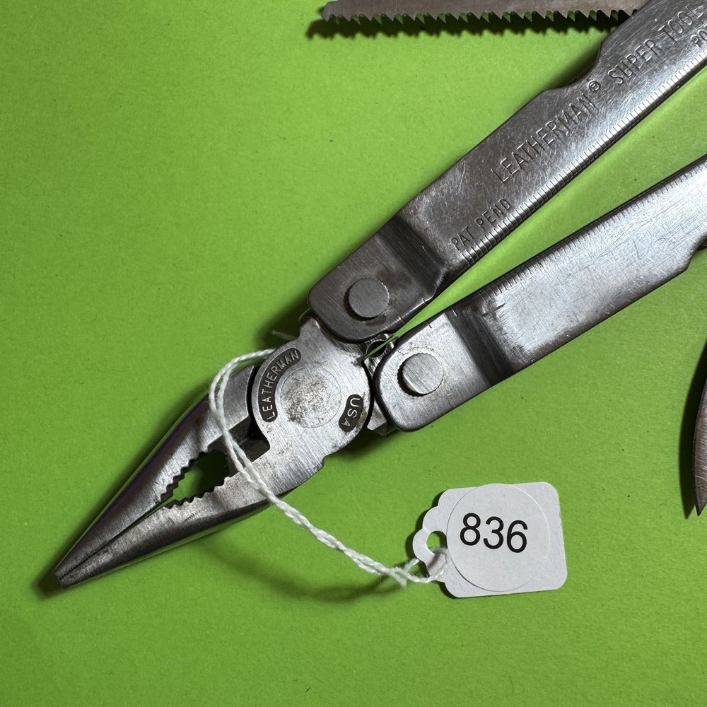 Leatherman Super Tool Plier Multi Tool Pocket Knife Stainless EDC #852