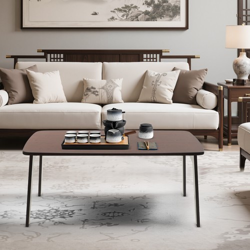 Folding Floor Table, Foldable Low Coffee Table, Portable Coffee Table for Sittin