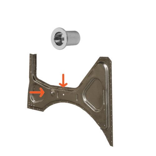 Peterbilt 379 Rivnut - 1/2" - 20 Thread