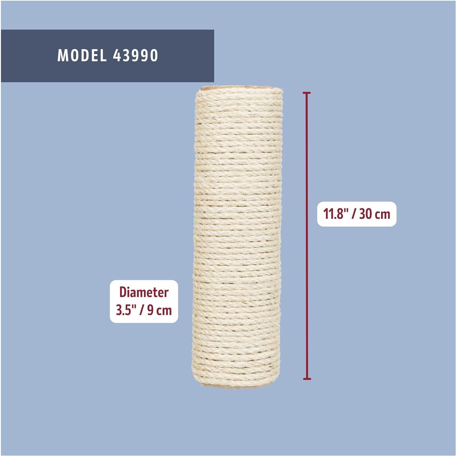 Replacement Sisal Post for Scratching Posts Cat Trees and Cat Towers