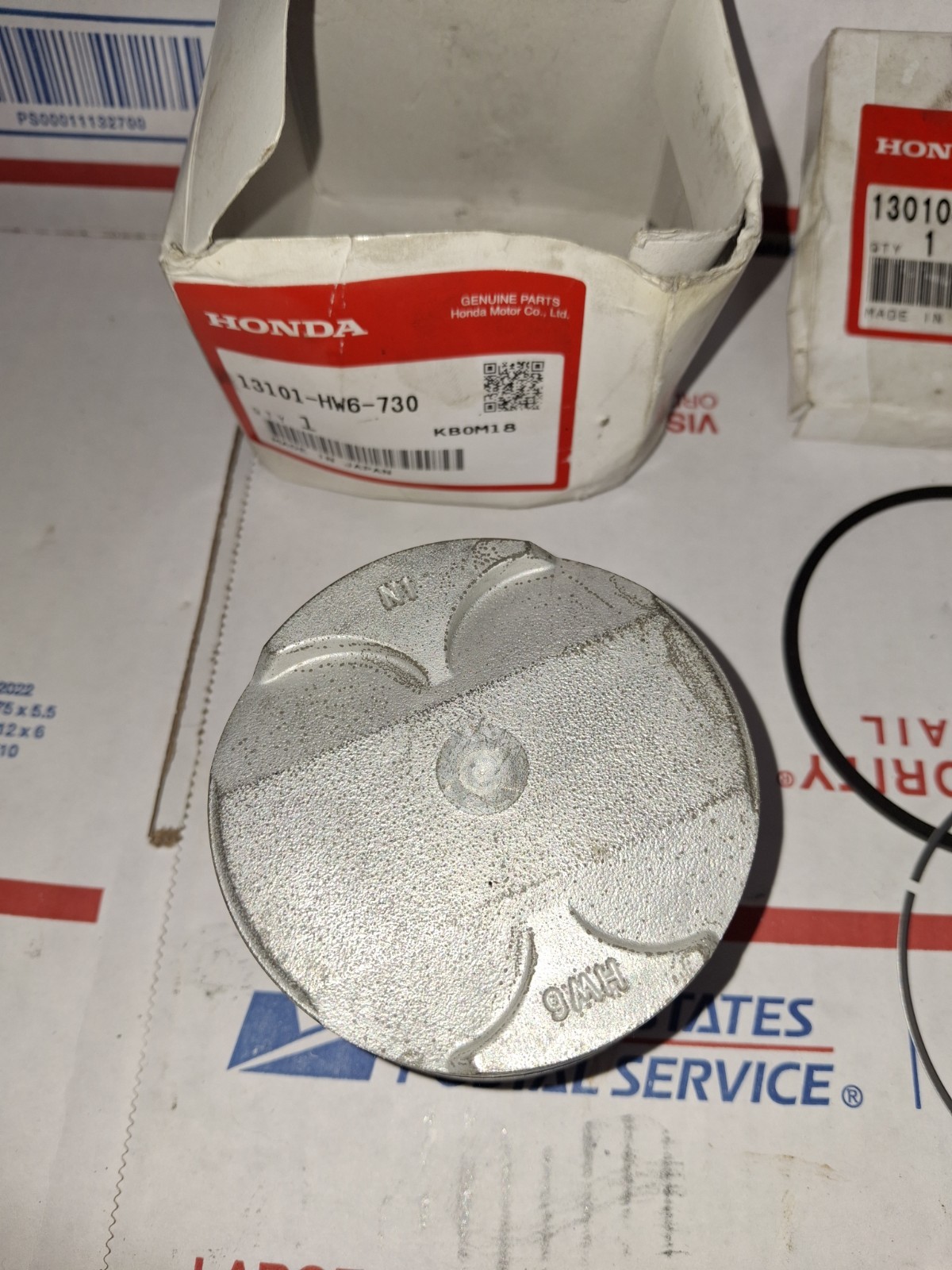 2009 Honda Aquatrax F-15 Piston And Rings NEW DISCONTINUED NOS