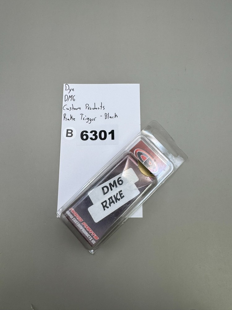 Dye DM6 Custom Products Rake Trigger-Black