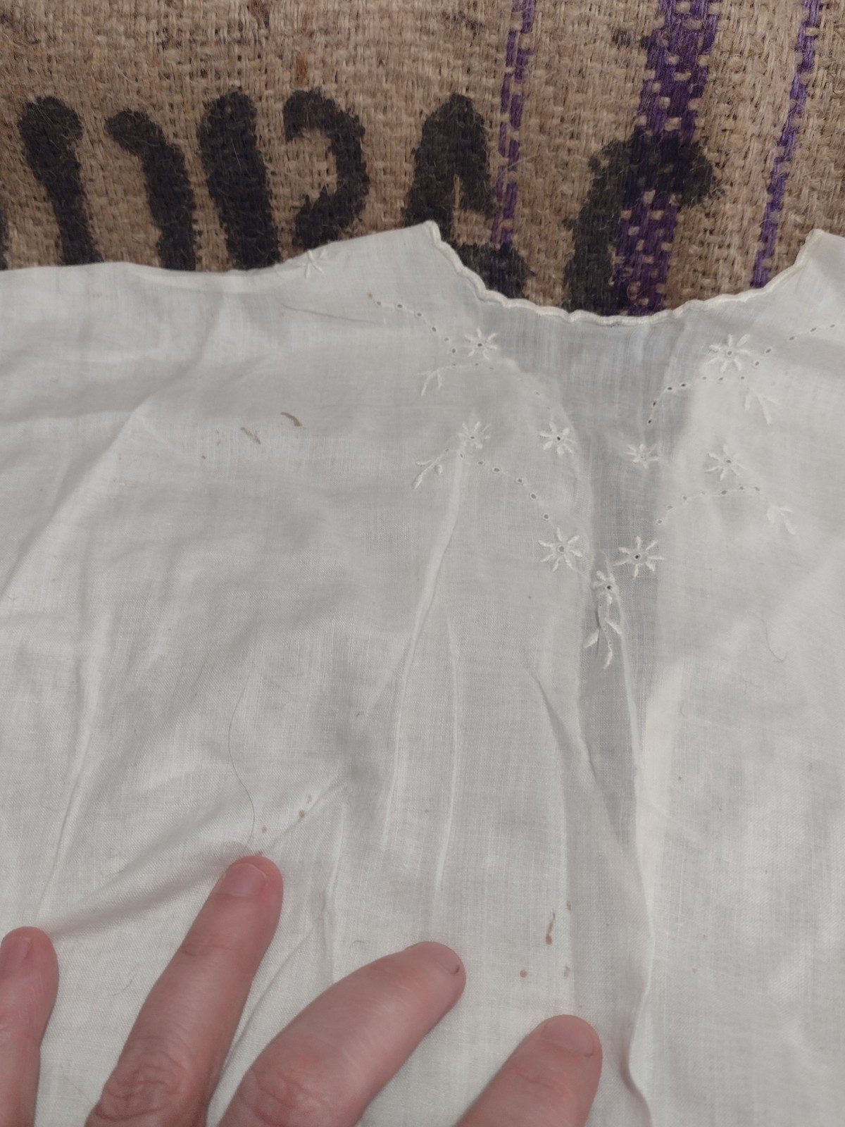 Antique Baby Clothing Bundle Victorian Christening Gown Crochet Sweater4 Piece