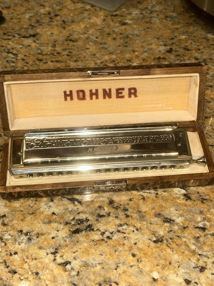Horner 64 chromonica harmonica W/Original Box In Nice Condition