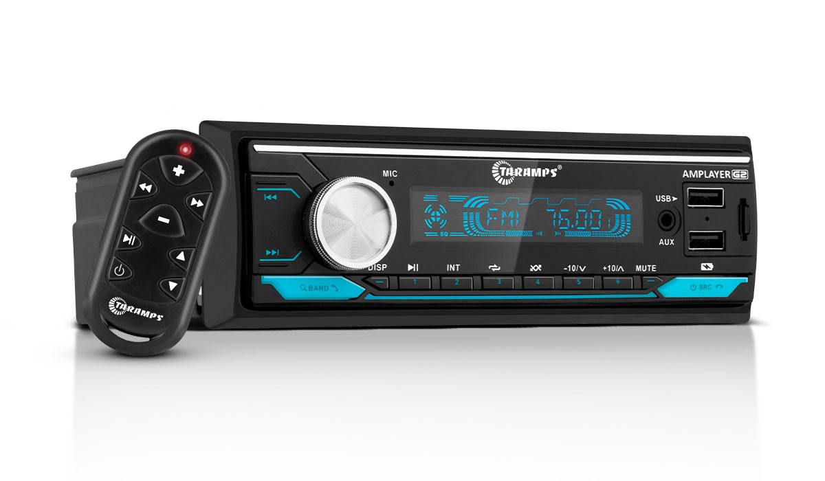 [US SELLER] Taramps AMPLAYER G2 400W 4CH Bluetooth Car Audio Receiver w/ Remote