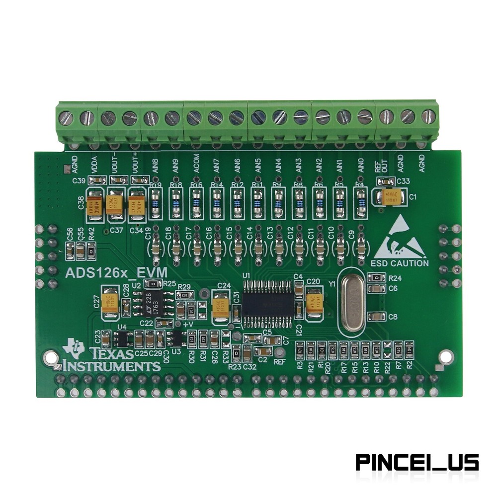 ADS1263 Industrial Version 32Bit ADC Module Analog to Digital Converter Module