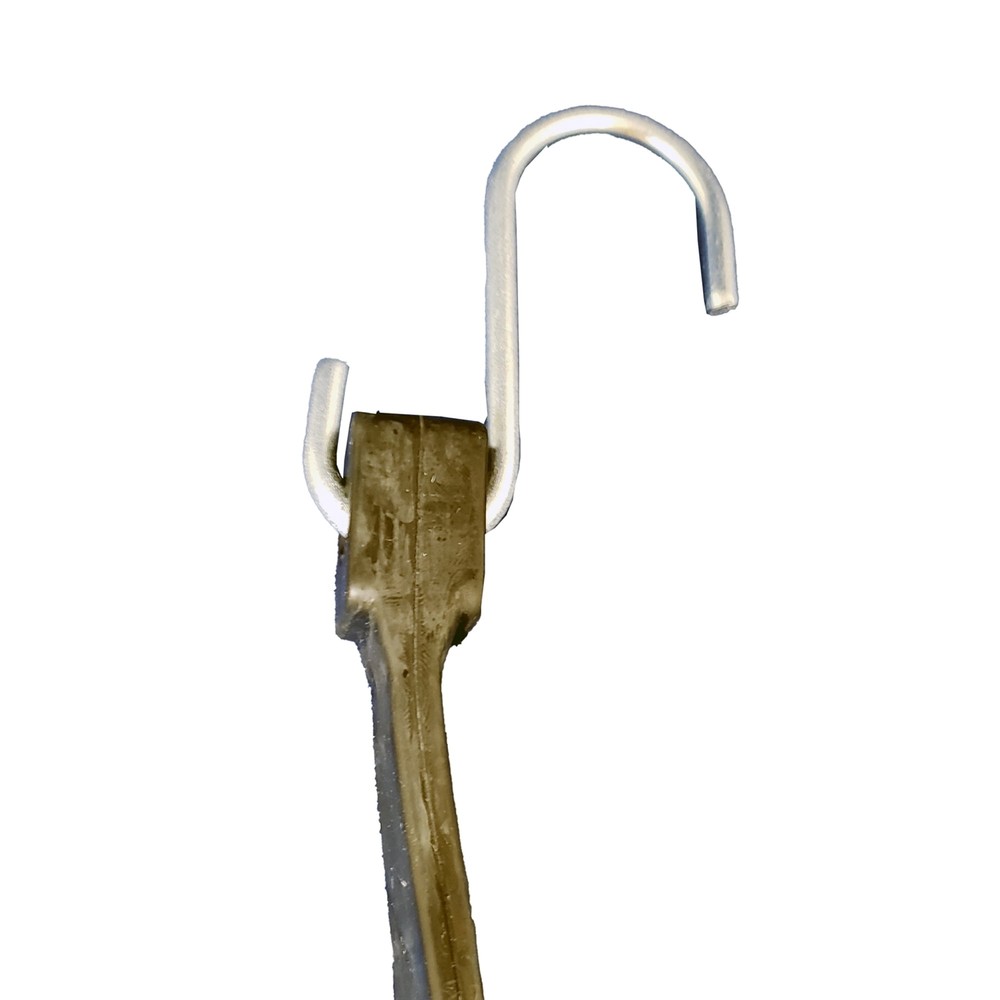 Rubber Strap Bungee Cords, 21", 1 Pack, 0.2 lb
