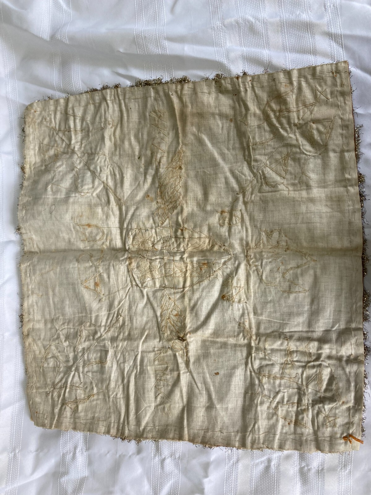 RARE WWII 1944 CBI CHINA BURMA INDIA HUMP PILOT BULLION WALL HANGING