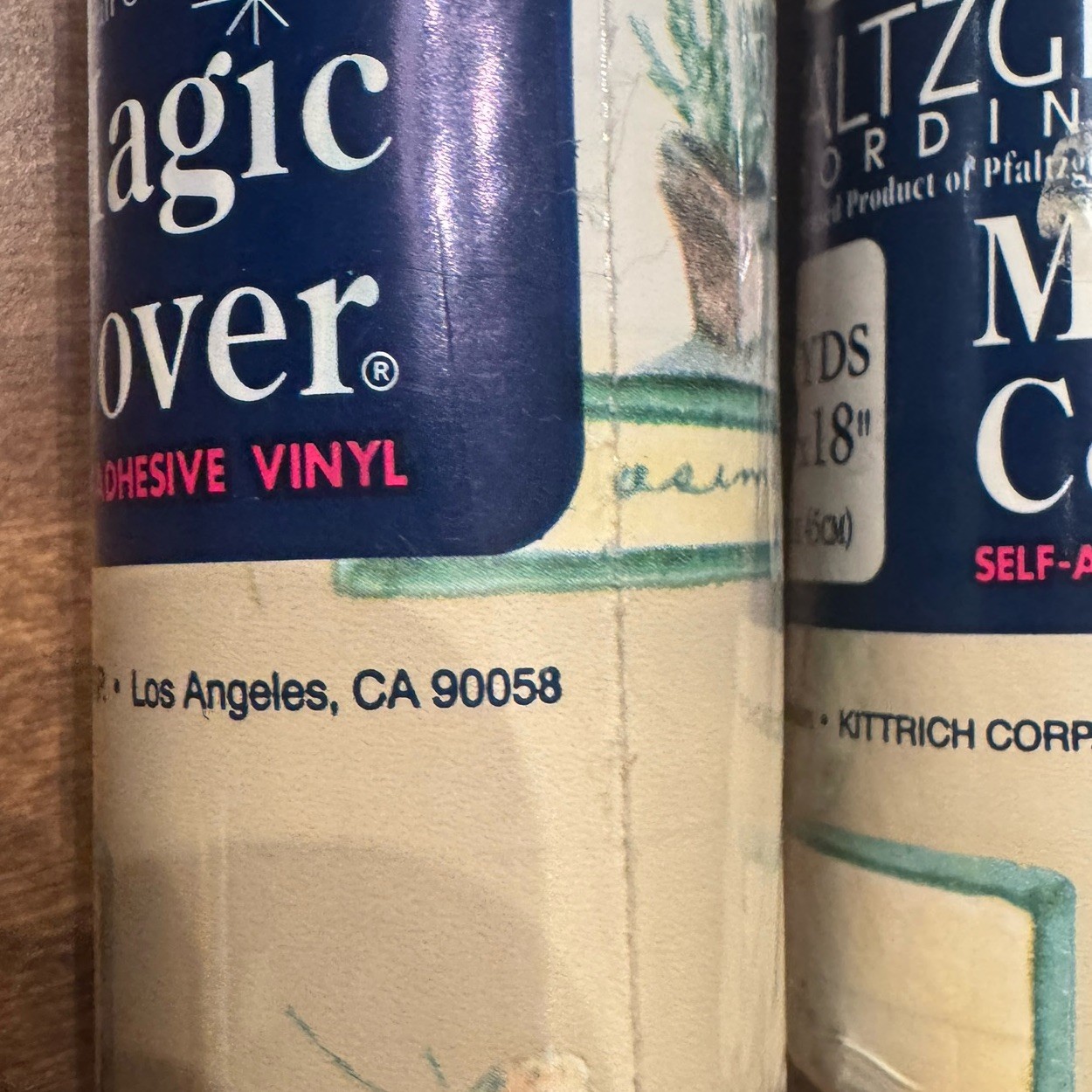 Pfaltzgraff Coordinates HERB GARDEN Magic Cover 2 Rolls shelf liner Vtg 1996