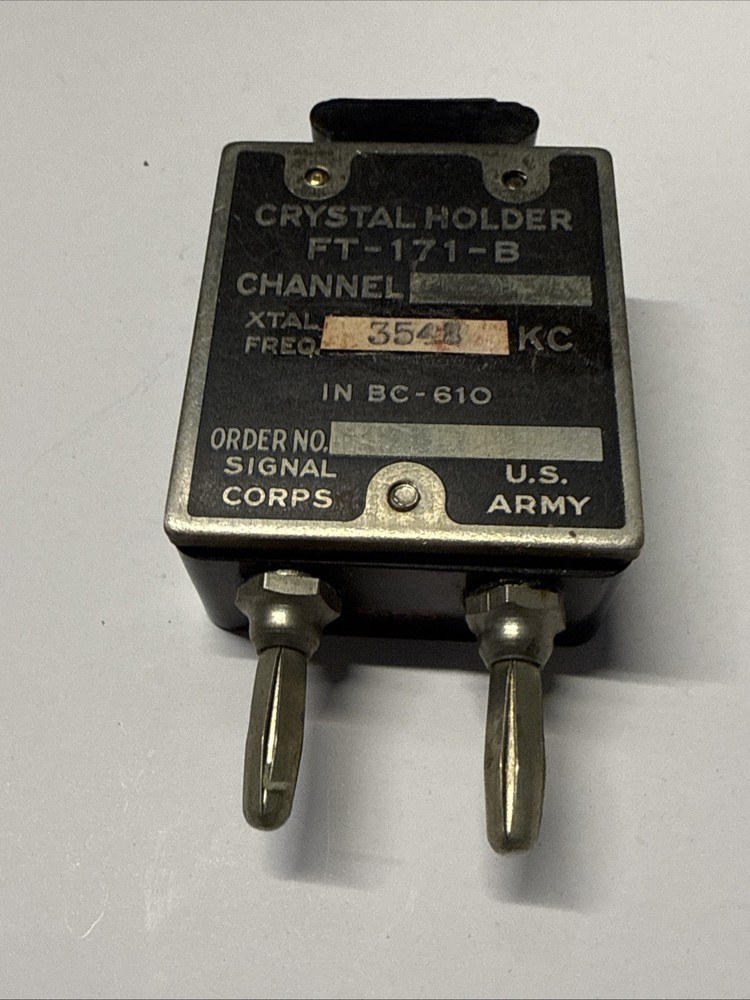 PARASET replica transceiver ORIGINAL 3.548 MHz crystal holder FT-171-B