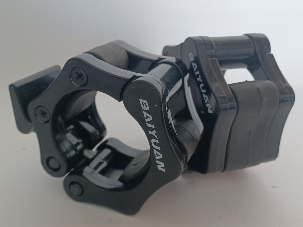 Black 2 BARBELL COLLAR LOCKING CLAMP FOR 2" STANDARD BAR *