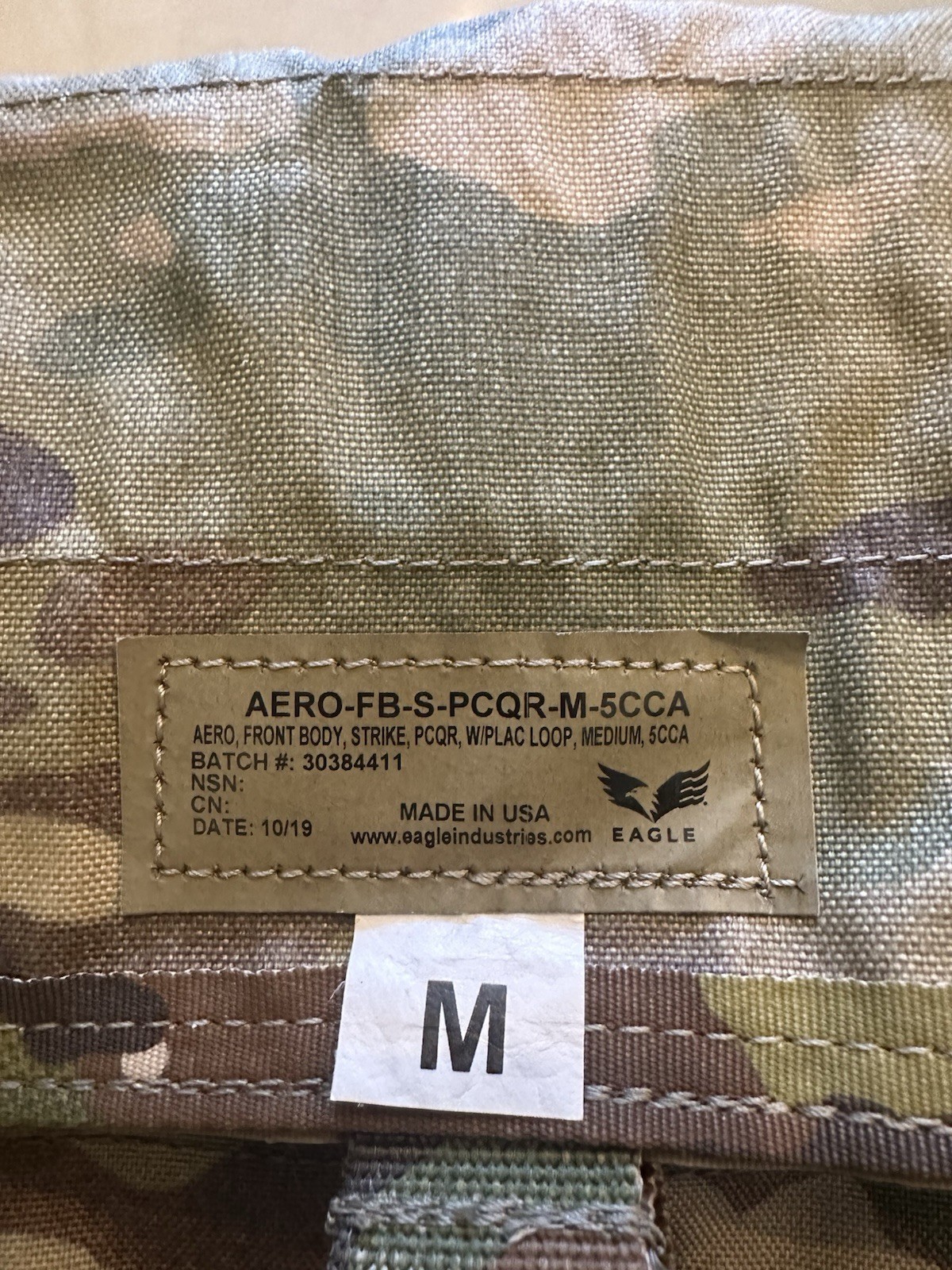 Eagle Industries AERO MMAC Multicam Plate Carrier Medium