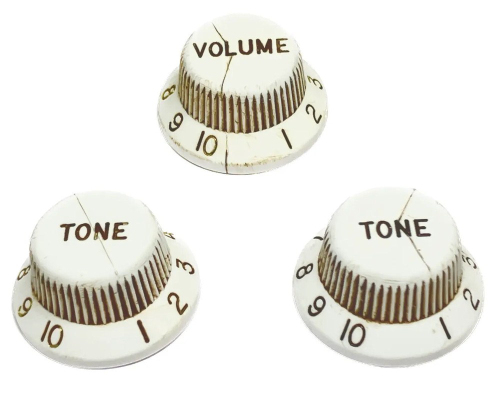 stratknobs Relic aging 50's Bakelite-style Inch for Fender® Stratocaster® Strat