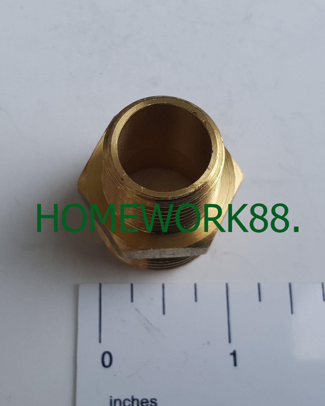 1 PIECE - 1/2" MALE NPT PIPE X 3/4" MHT GARDEN HOSE ADAPTERS - LEAD FREE BRASS