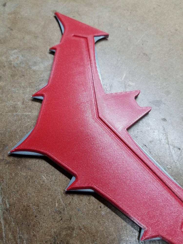 Bladed Batarang Larger (3d printed)