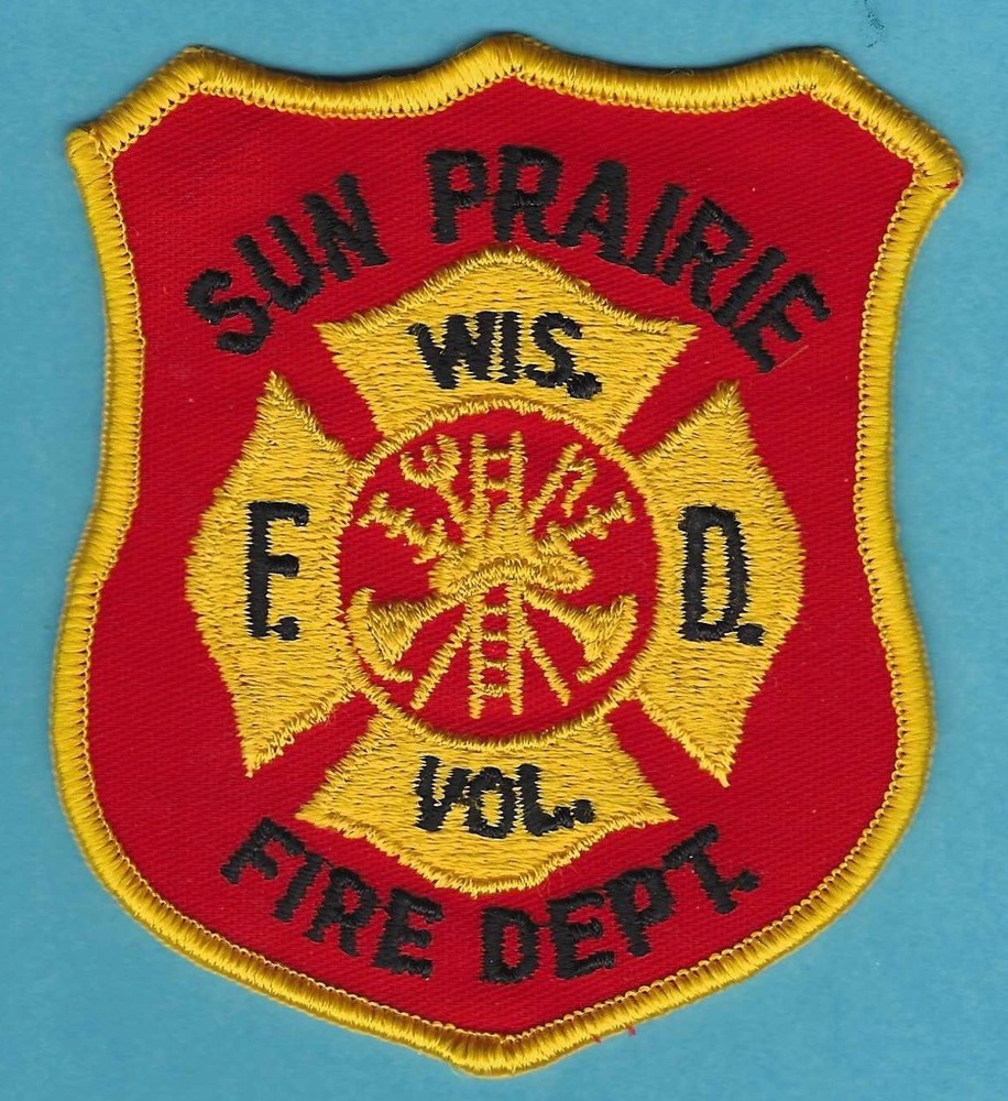 SUN PRAIRIE WISCONSIN FIRE RESCUE PATCH