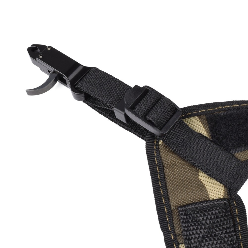 1x Black Release Aid Compound Bow Archery Shooting Trigger Caliper Wrist Strap