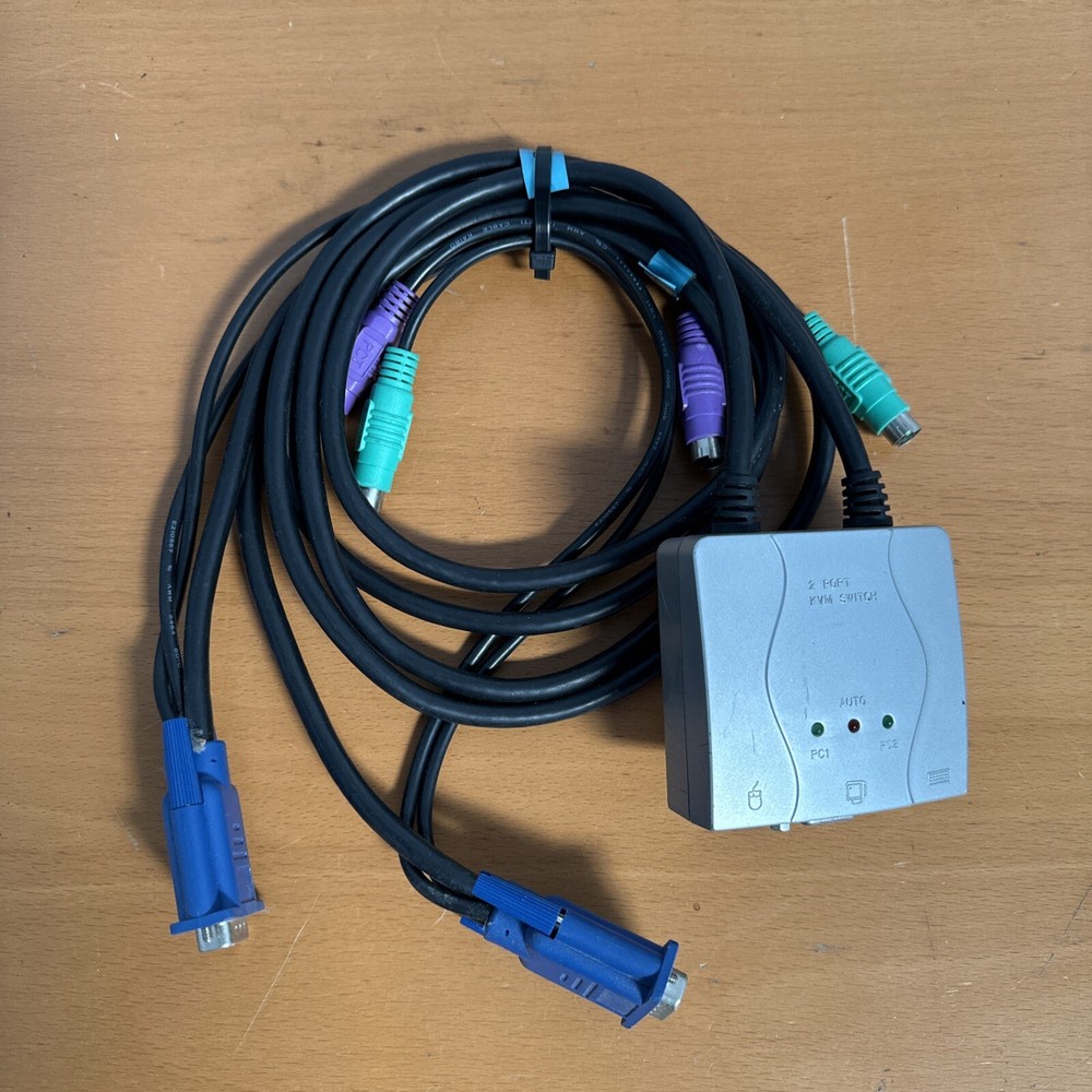 2-Ports External KVM switch PS/2 wit Audio Support