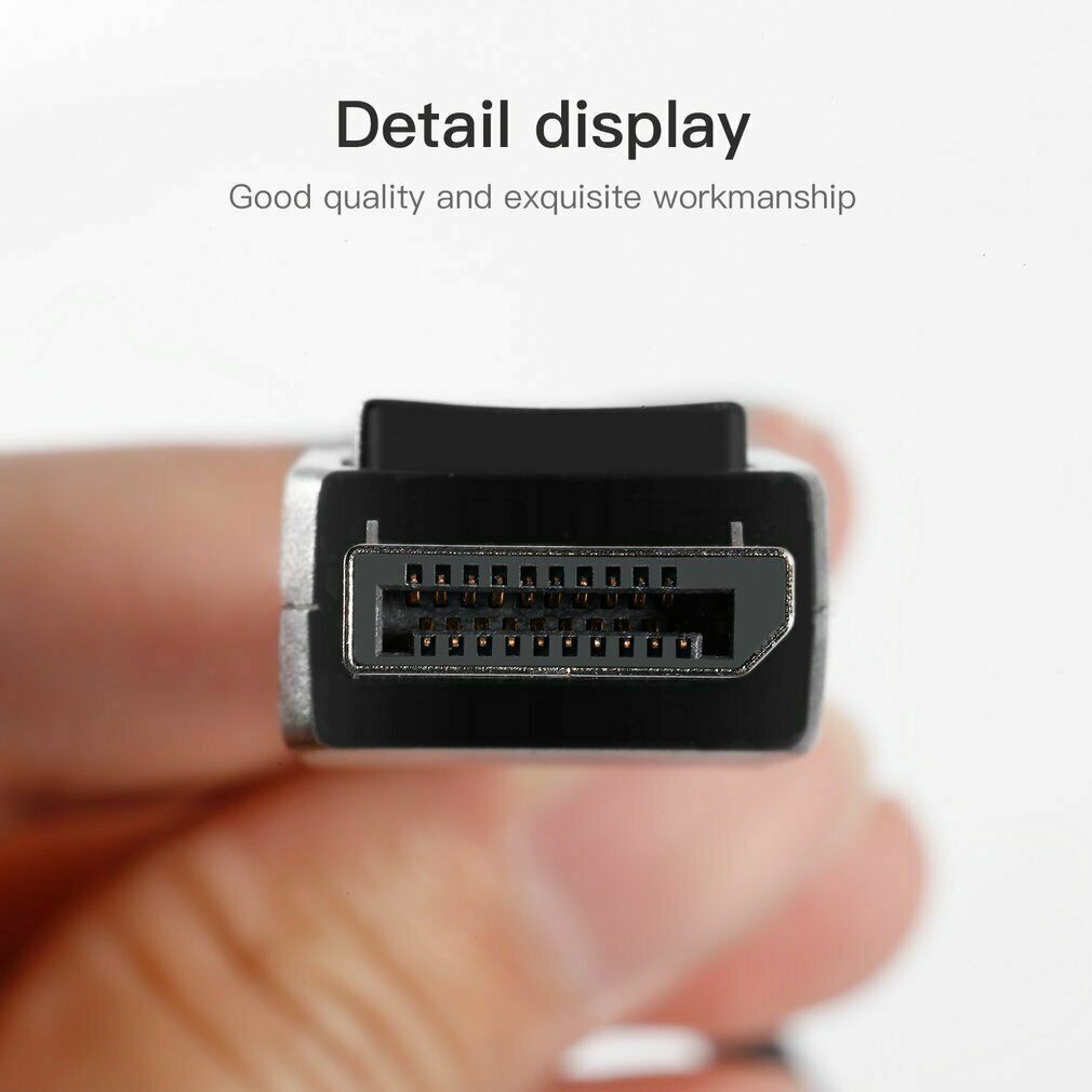Display Port DP to VGA Adapter Cable cord 1080P for laptop desktop Game Monitor