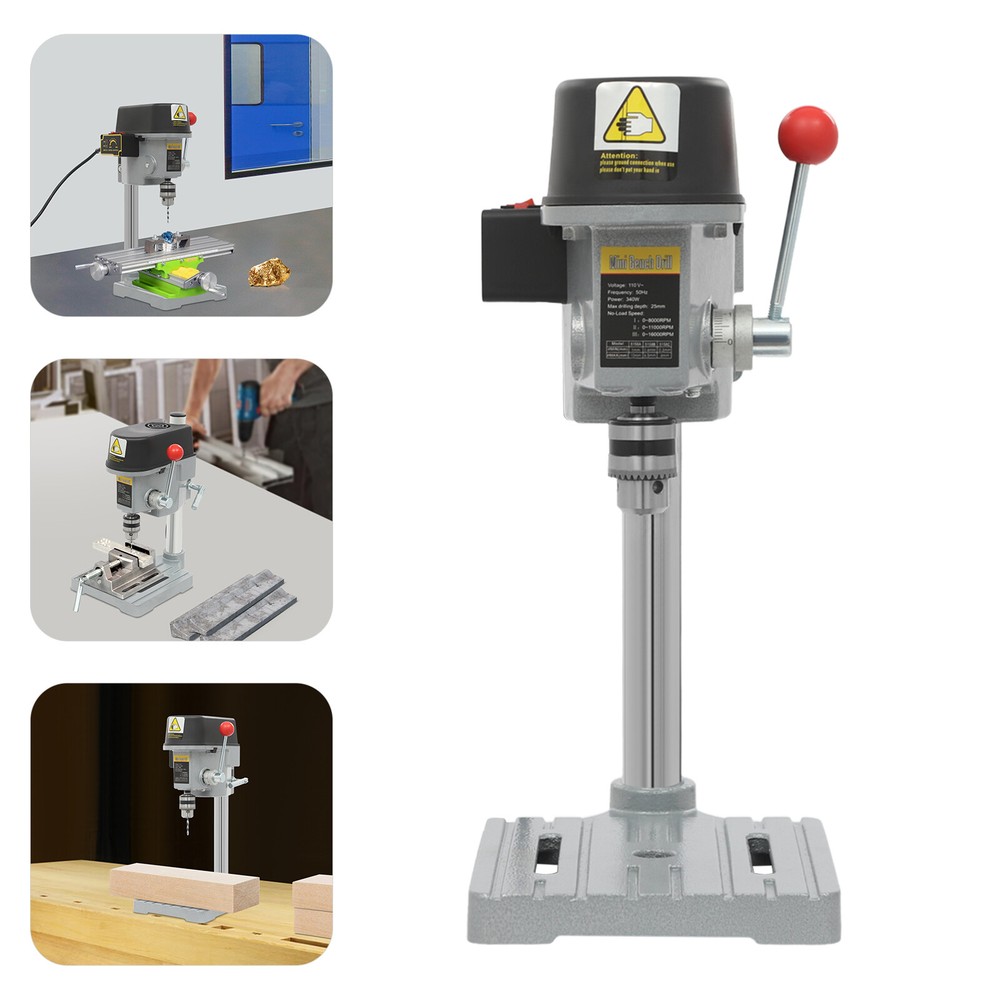 Mini Bench Drill Press Bench Compact Small Electric Drilling Machine