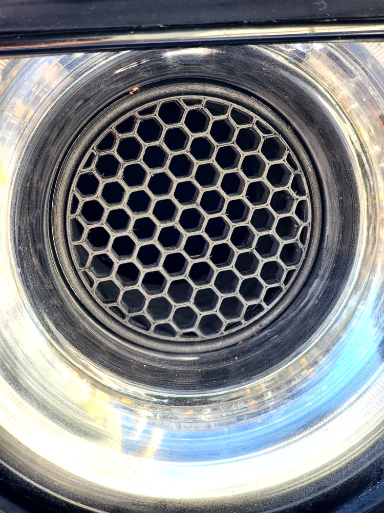 Dodge Challenger Intake Ring Headlight Insert Grille Cap Cover (Pair)