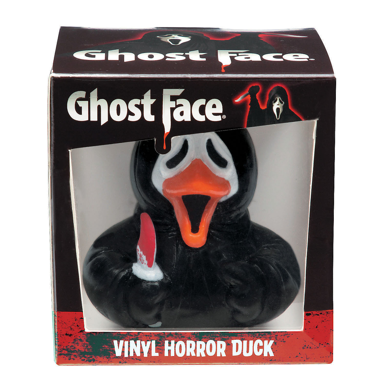Ghost Face® Horror Rubber Duck Collectible Vinyl Figure w/ Box - Fun World