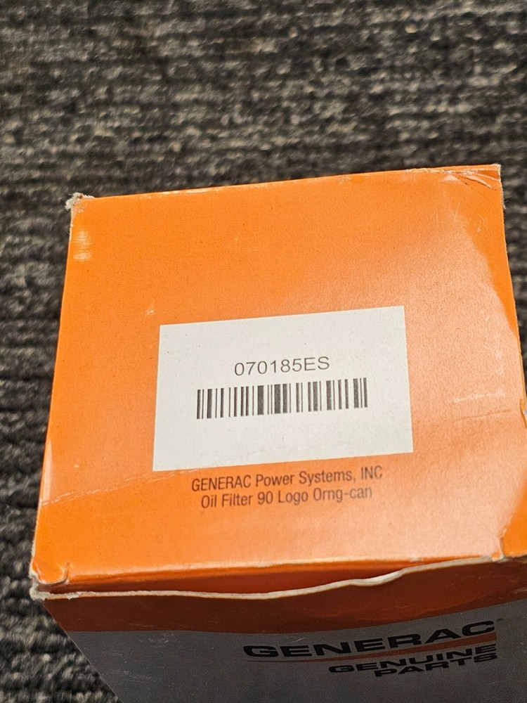 (QTY 2) Generac 070185ES Oil Filter Replacement Part For Generators