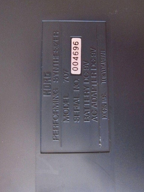 Korg 707 Performance Synthesizer