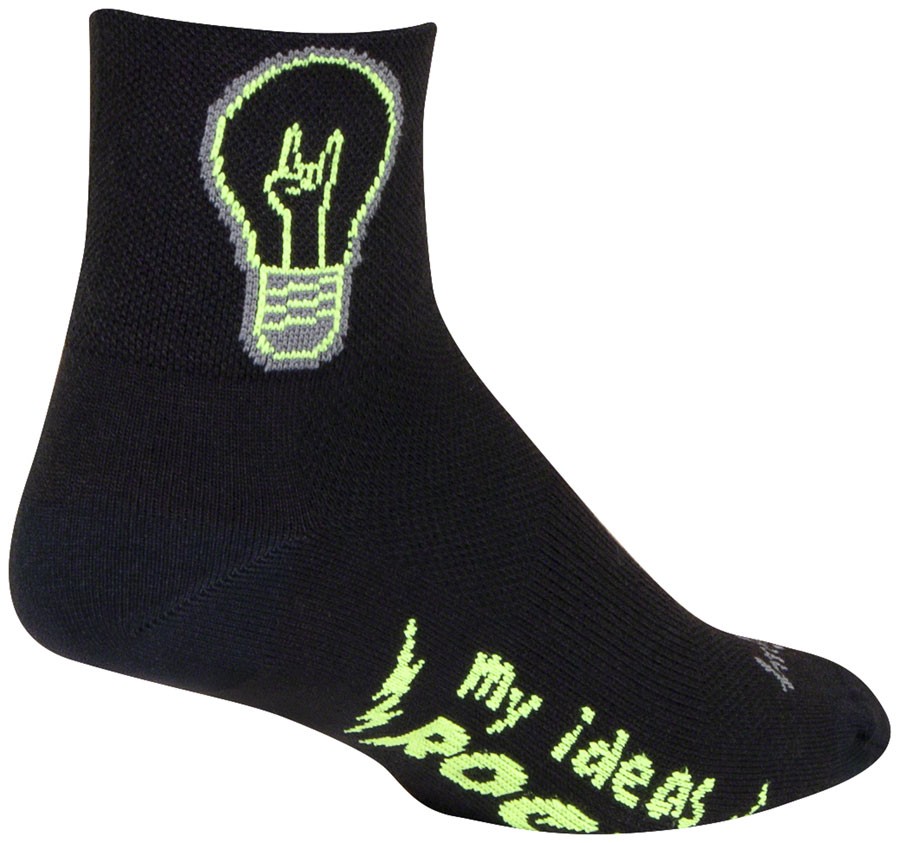 SockGuy Classic Socks Small/Medium Ankle Socks Black