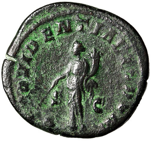Balbinus Sestertius "Providentia, Globe" Good Fine