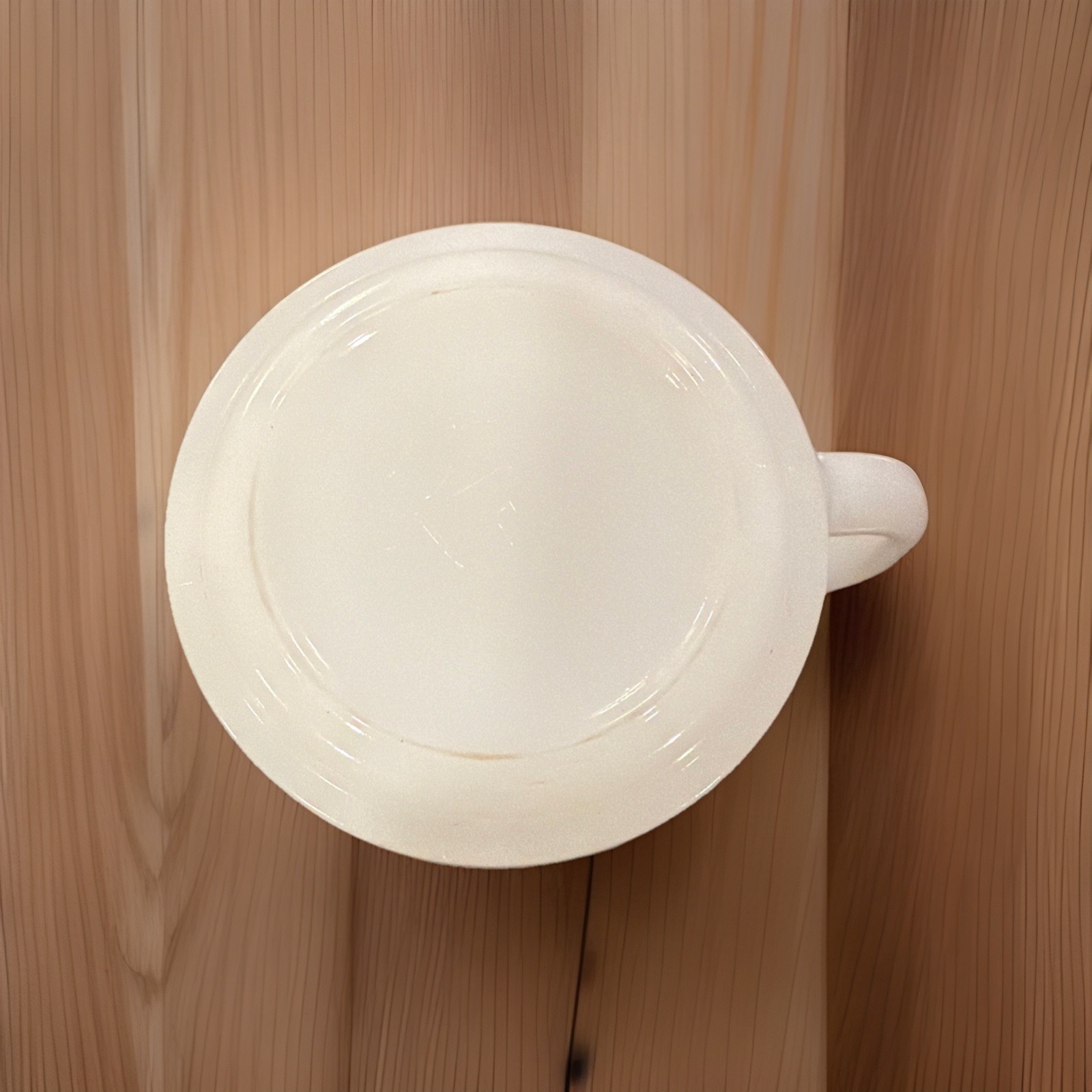 Vintage Keystone Gasoline Federal Glass Coffee Mug Milk Glass Pennsylvania Used