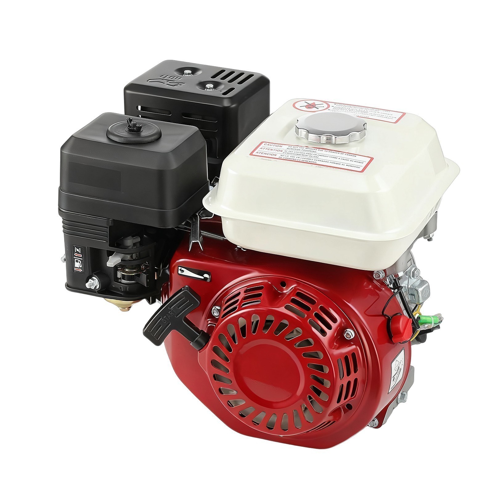 212cc 4-Stroke 7HP Manual Start Horizontal Engine For Go Kart Gas Engine Motor