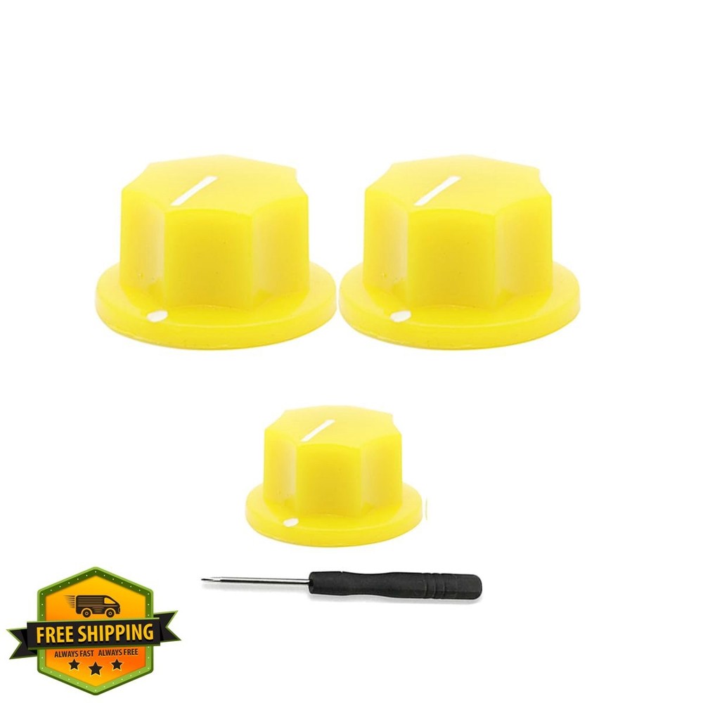 ROZILO Jazz Bass Knobs USA Spec Brass