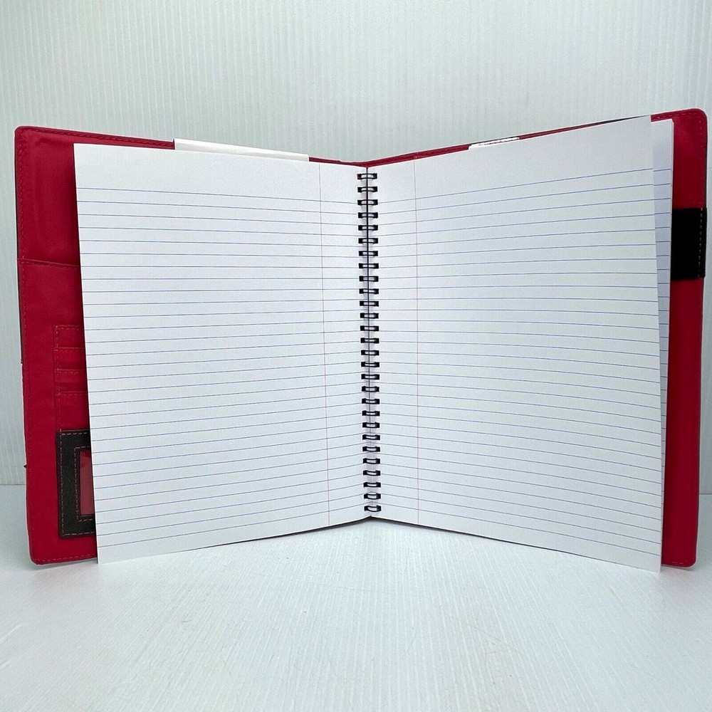 Rolodex 1752541 Identity Raspberry Fabric Interior Professional Journal!