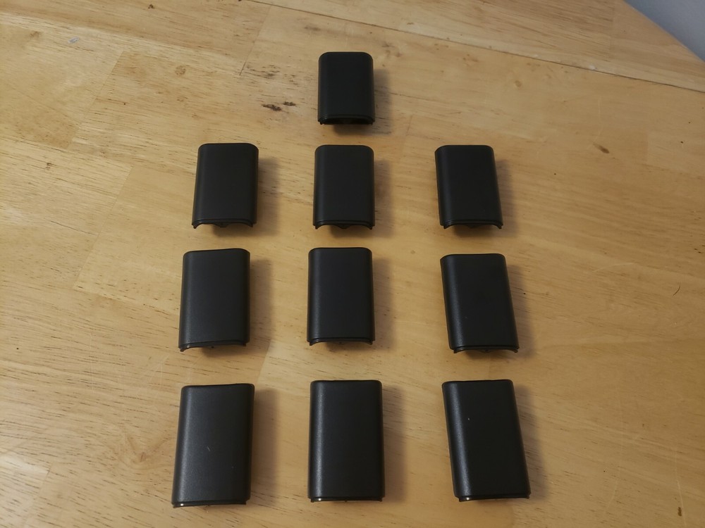 50x Black Battery Replacement for Xbox 360 Controller Case, Shell, Pack Cover US