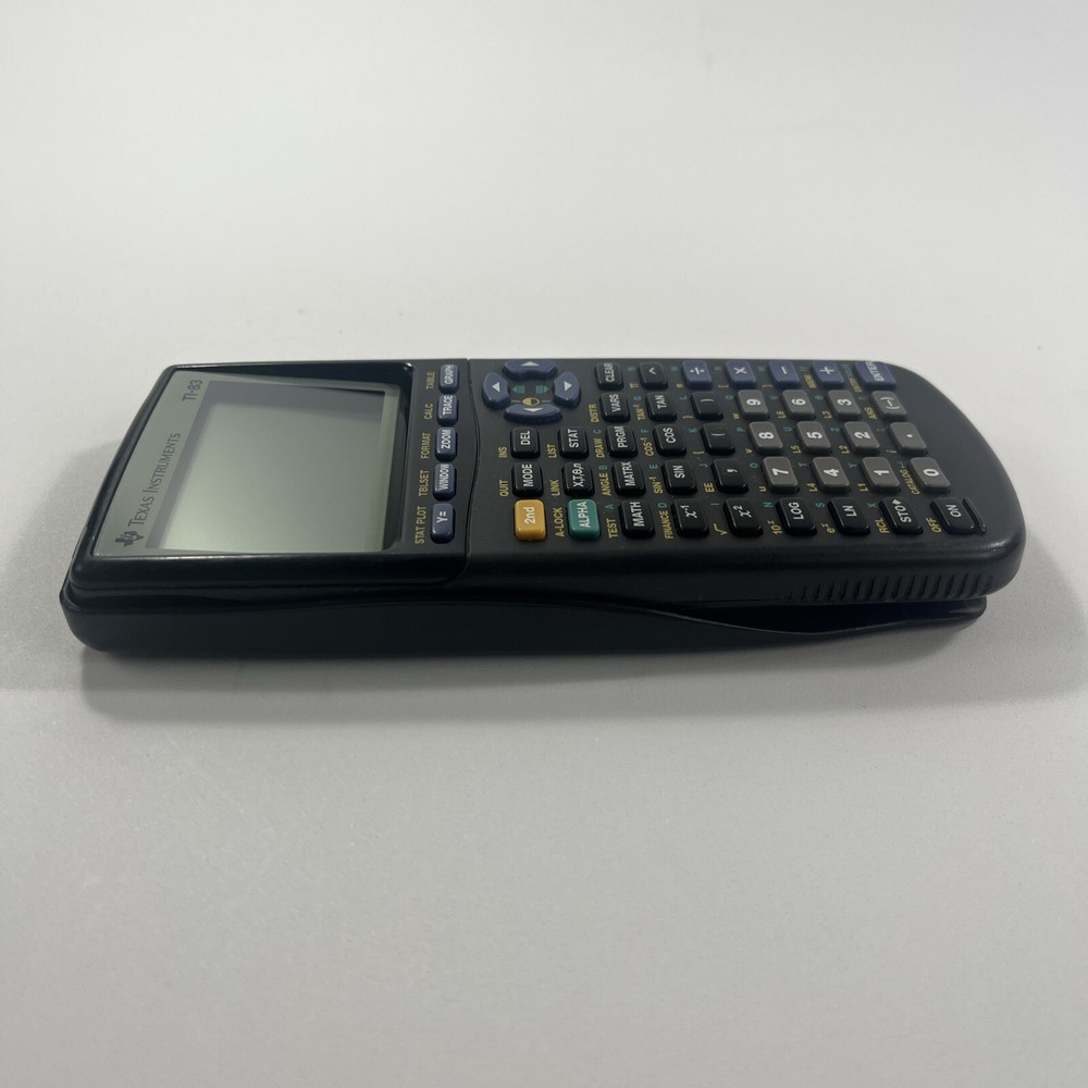 Texas Instruments TI-83 Graphing Calculator Black With Cover