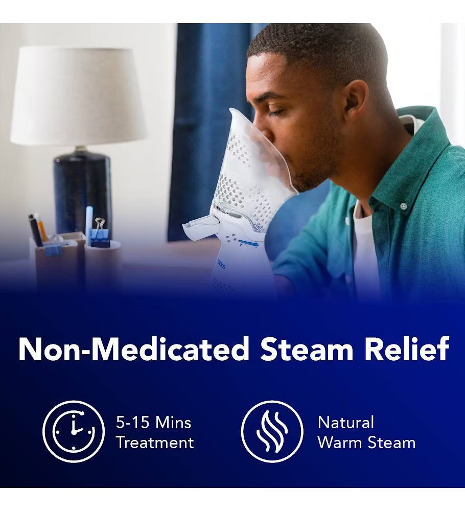Vicks Personal Steam Inhaler with Variable Steam Control & Soft Mask -