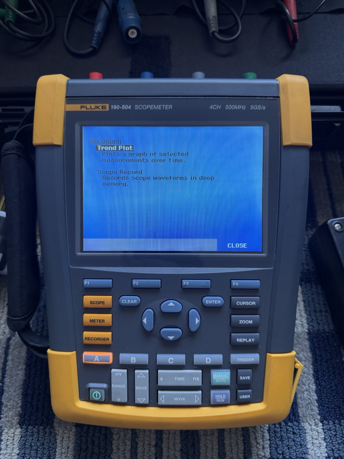 Fluke 190-504 | 4CH 500 MHz 5 GS/s Color ScopeMeter
