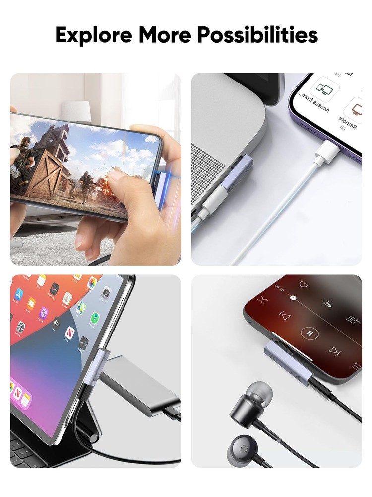 CableCreation 90 Degree USB C Adapter 2 Pack, Right Angle 2PCS, Space Gray